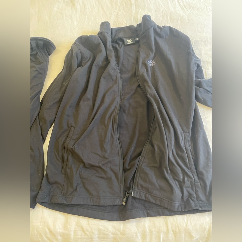 686 Men's Black Full-Zip Jacket